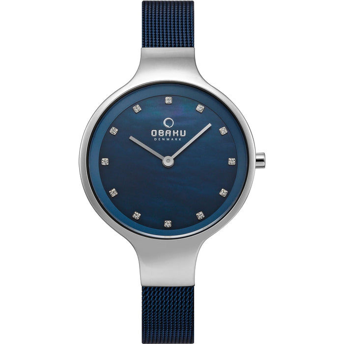 Obaku Women's Classic Blue Dial Watch - V173LXCLML