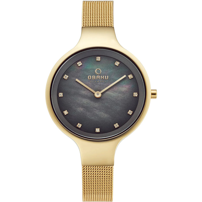 Obaku Women's Classic Mother of pearl Dial Watch - V173LXGJMG