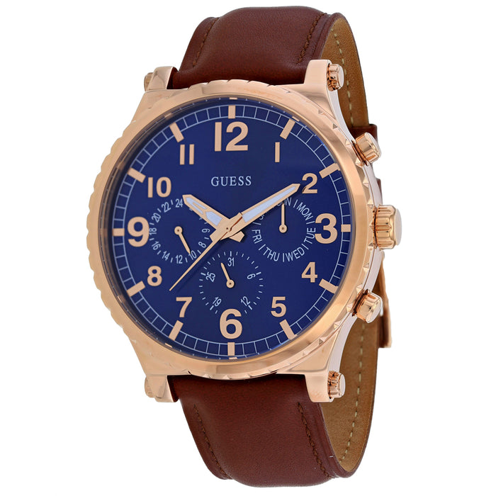 Guess Men's Arrow Blue Dial Watch - W1215G1