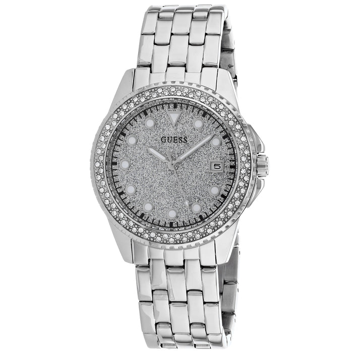 Guess Women's Spritz Silver Dial Watch - W1235L1