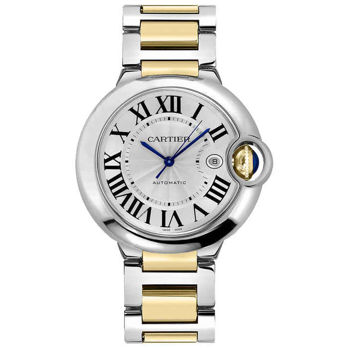 Cartier Men's Ballon Bleu Silver Dial Watch - W2BB0022