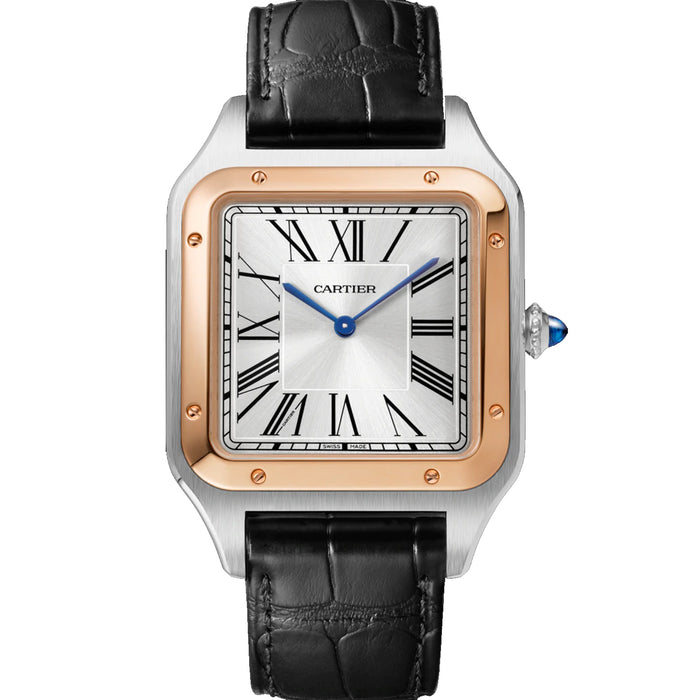 Cartier Men's Santon-Dumont Silver Dial Watch - W2SA0017