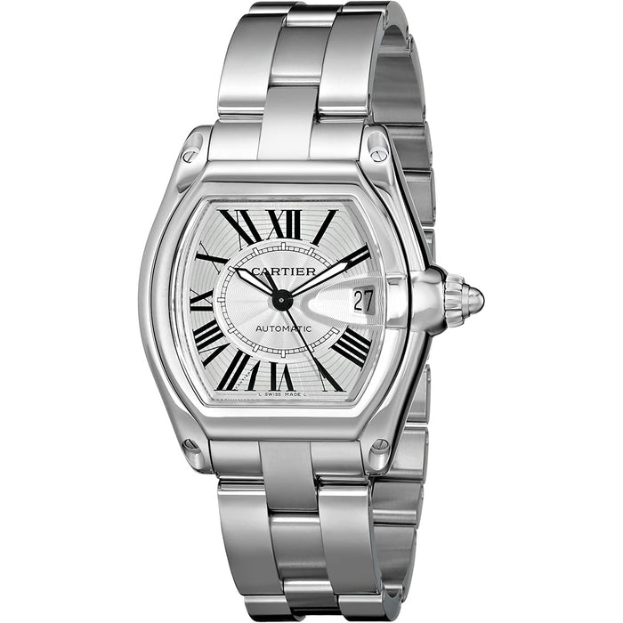 Cartier Men's Roadster Silver Dial Watch - W62025V3