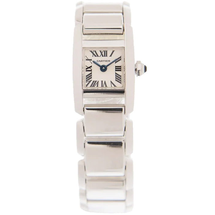 Cartier Women's Tankissime Silver Dial Watch - W650029H