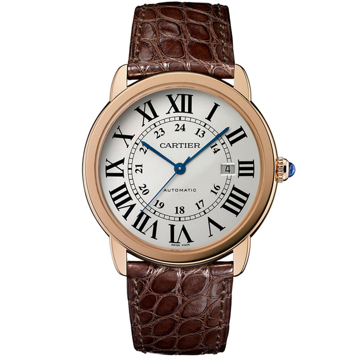 Cartier Men's Ronde Solo White Dial Watch - W6701009