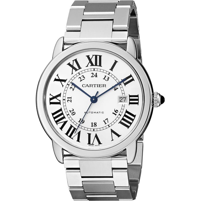 Cartier Men's Ronde Solo Silver Dial Watch - W6701011