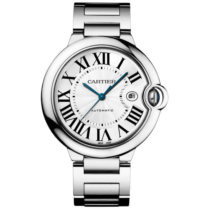 Cartier Men's Ballon Bleu Silver Dial Watch - W69012Z4
