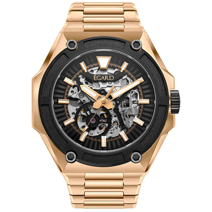 Egard Men's King Ocean Black Dial Watch - WCH-5095-G0G013