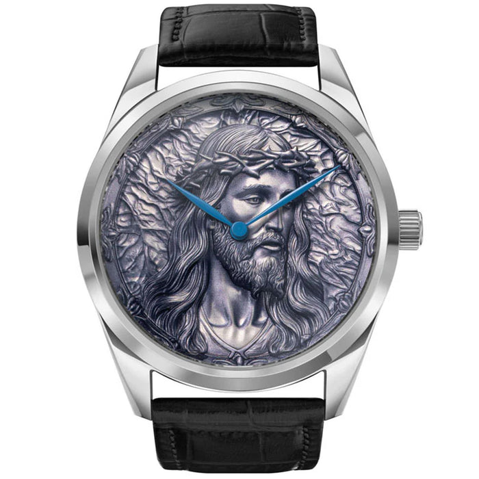Egard Men's In His name Black Dial Watch - WCH-S9887-BLK