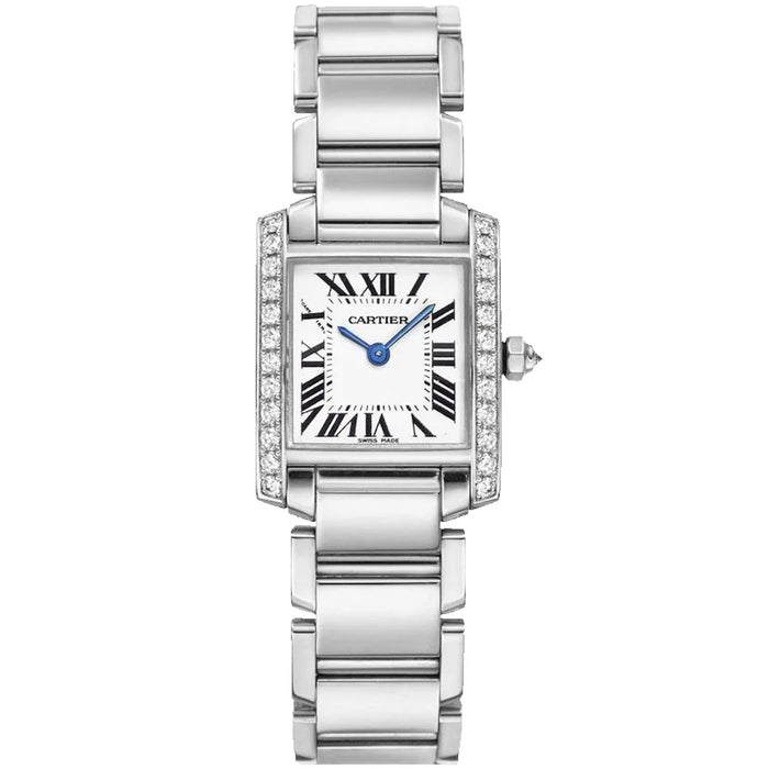Cartier Women's Tank Francaise Silver Dial Watch - WE1002S3