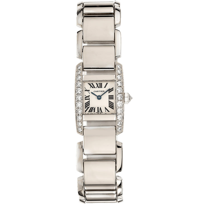 Cartier Women's Tankissime Silver Dial Watch - WE70039H