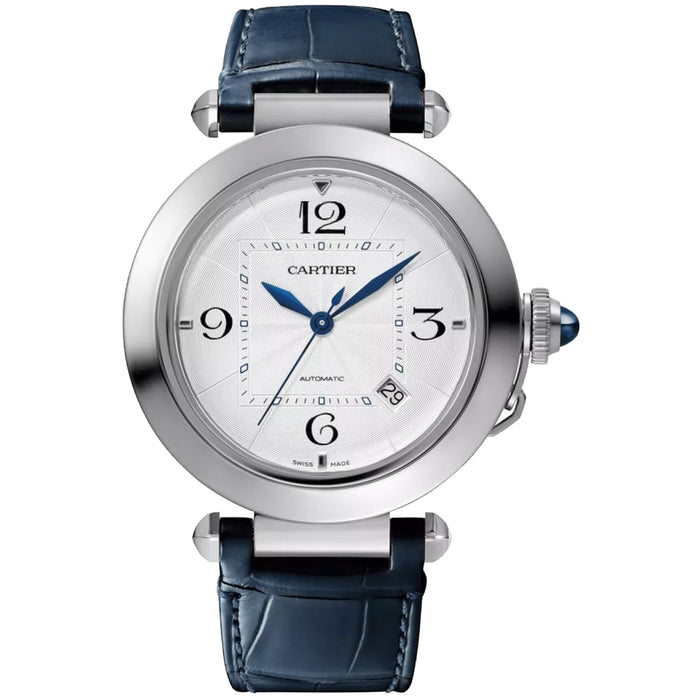 Cartier Men's Pasha Silver Dial Watch - WSPA0010