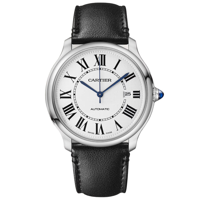 Cartier Men's Ronde Silver Dial Watch - WSRN0032