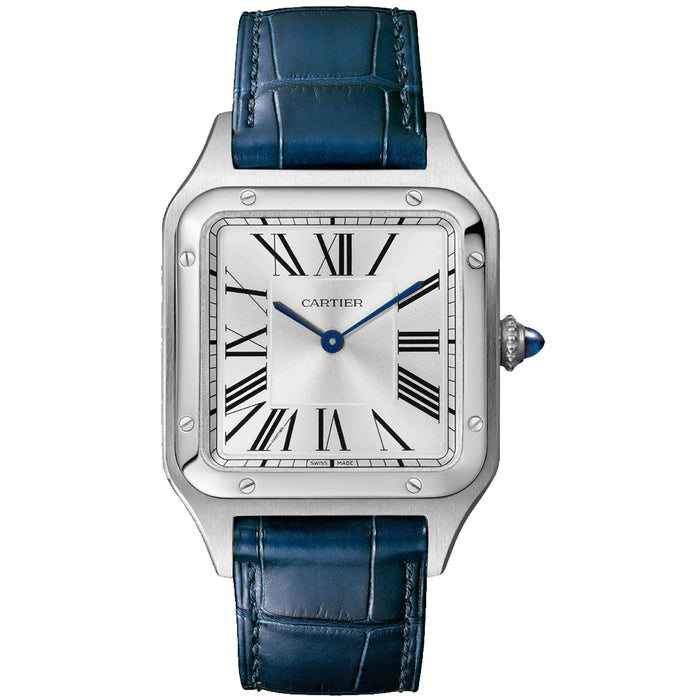 Cartier Men's Santos-Dumont Silver Dial Watch - WSSA0085