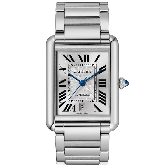Cartier Men's Tank Must Silver Dial Watch - WSTA0053