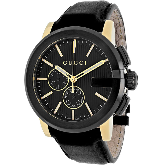 Gucci Men's G-Chrono Black Dial Watch - YA101203