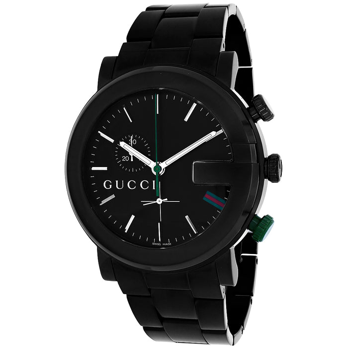 Gucci Men's 101 Series Black Dial Watch - YA101331