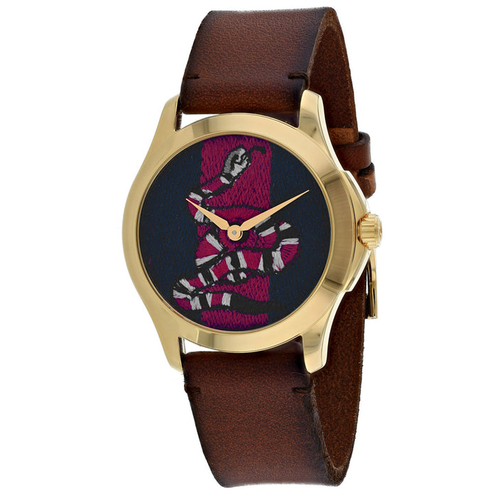 Gucci Men's Green Dial Watch - YA1264012