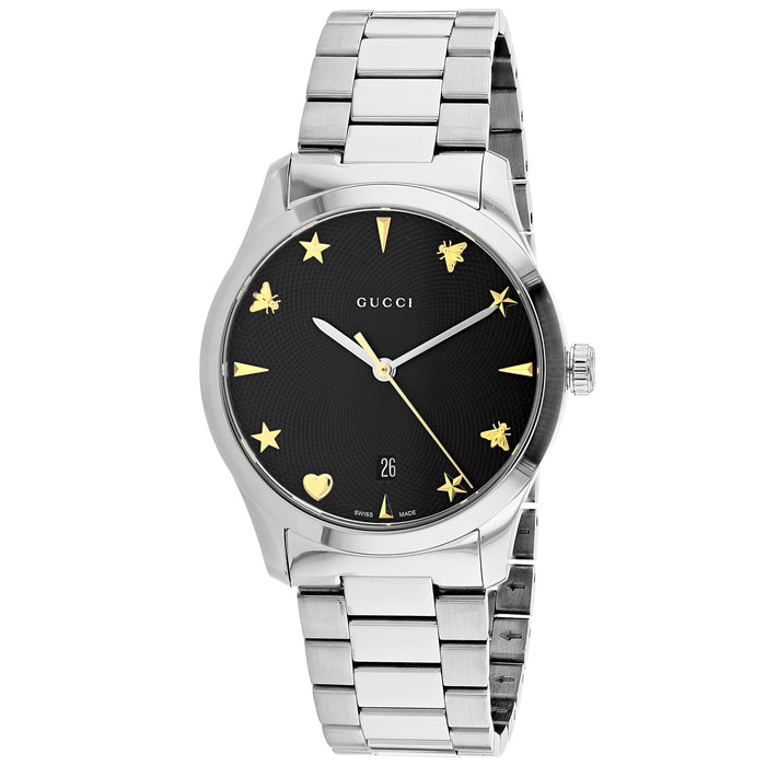 Gucci Men's G-Frame Black Dial Watch - YA1264029A