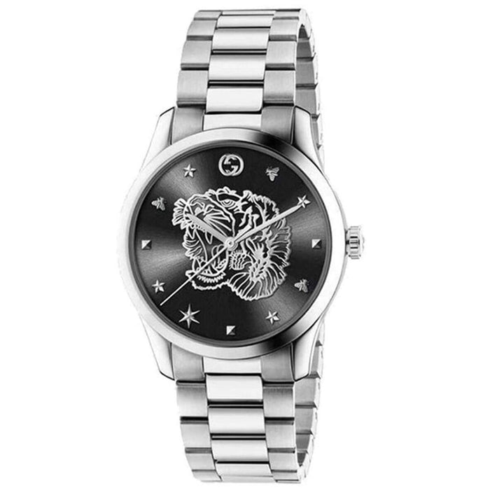 Gucci Men's G-Timeless Black Dial Watch - YA1264125