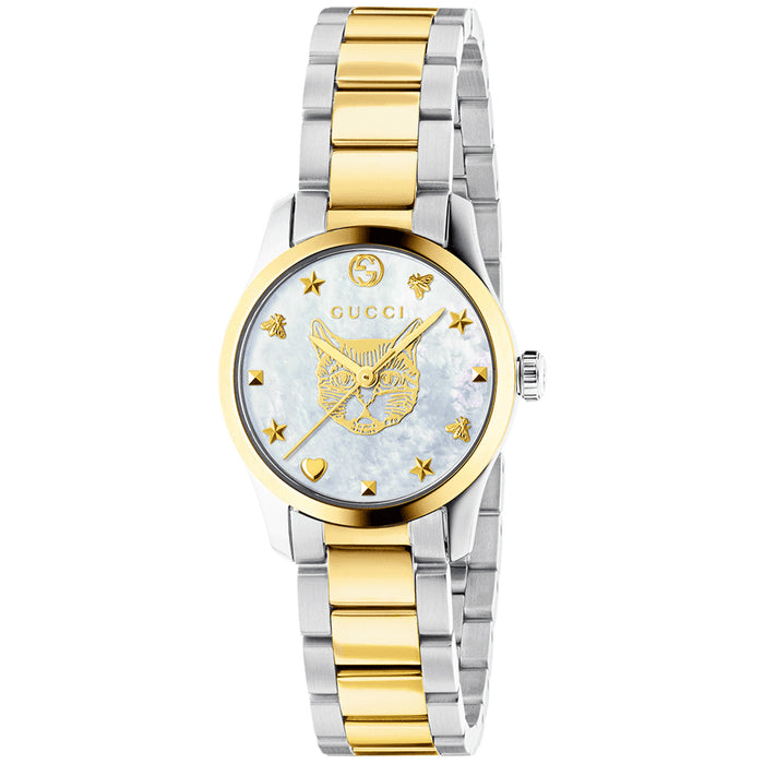 Gucci Women's G-Timeless Mop Dial Watch - YA1265012