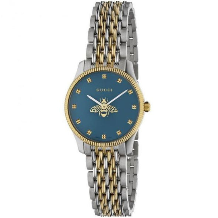 Gucci Women's G-Timeless Teal Dial Watch - YA1265029