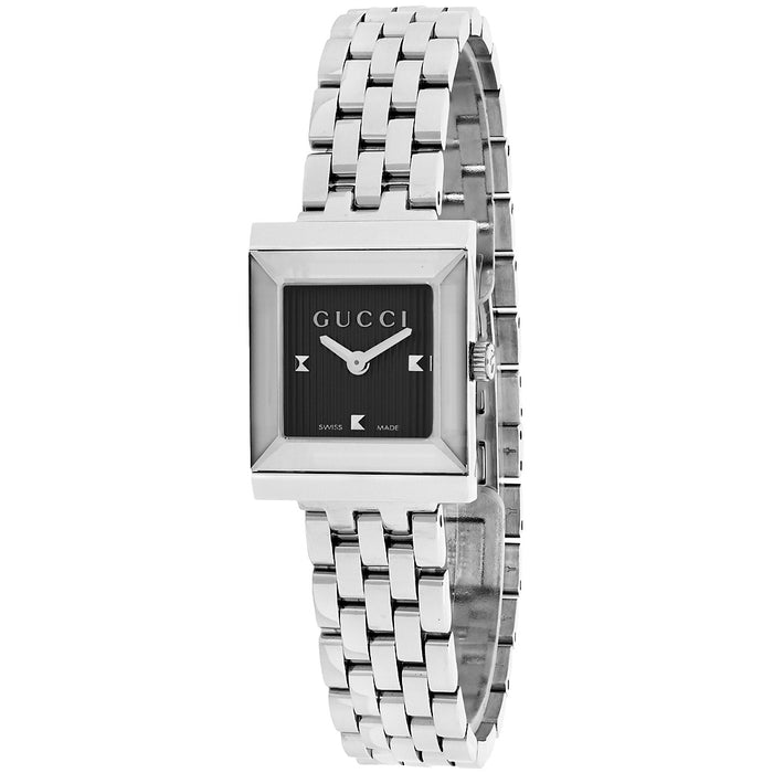 Gucci Women's G-Frame Black Dial Watch - YA128507