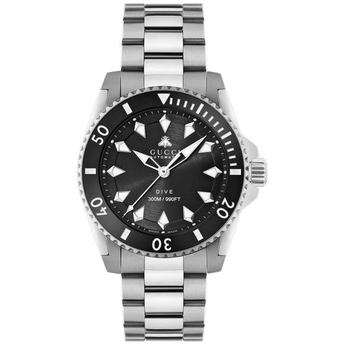 Gucci Men's Dive Black Dial Watch - YA136353