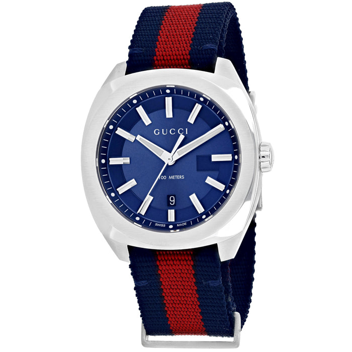Gucci Men's GG2570 Blue Dial Watch - YA142304