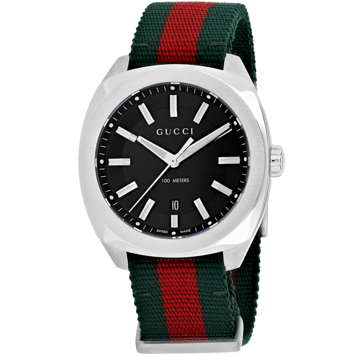 Gucci Men's GG2570 Black Dial Watch - YA142305