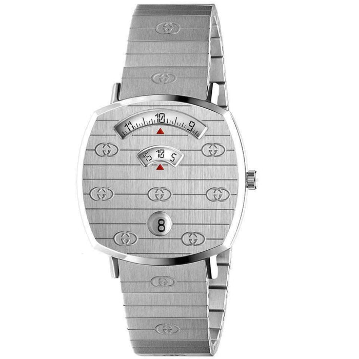 Gucci Men's Grip Silver Dial Watch - YA157401