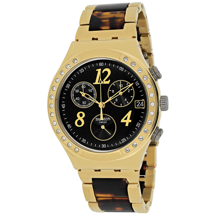 Swatch Women's Dreamnight Black Dial Watch - YCG405GC
