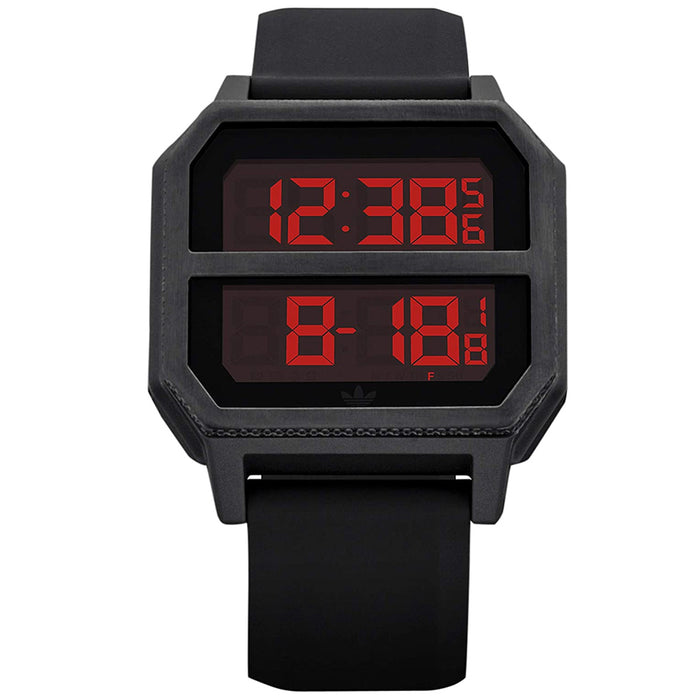Adidas Men's Archive R2 Red Dial Watch - Z16-760