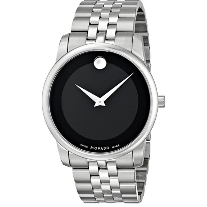 Movado Men's Museum Black Dial Watch - 606004