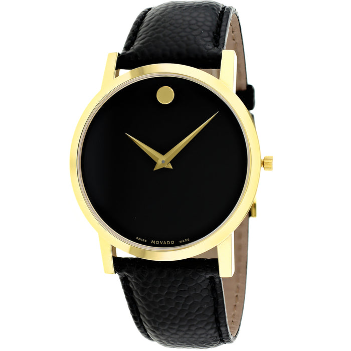 Movado Men's Museum Black Dial Watch - 606180
