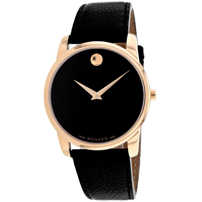 Movado Men's Museum Black Dial Watch - 607060