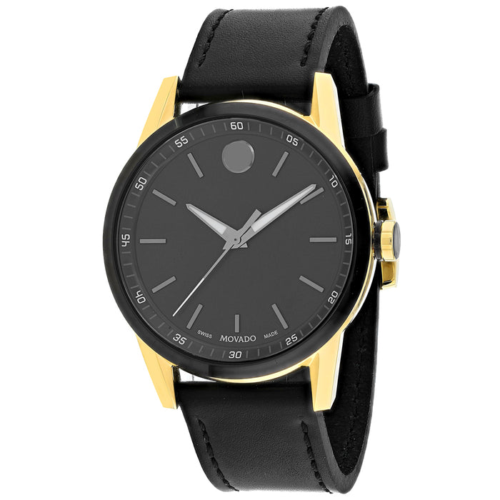 Movado Men's Museum Black Dial Watch - 607223