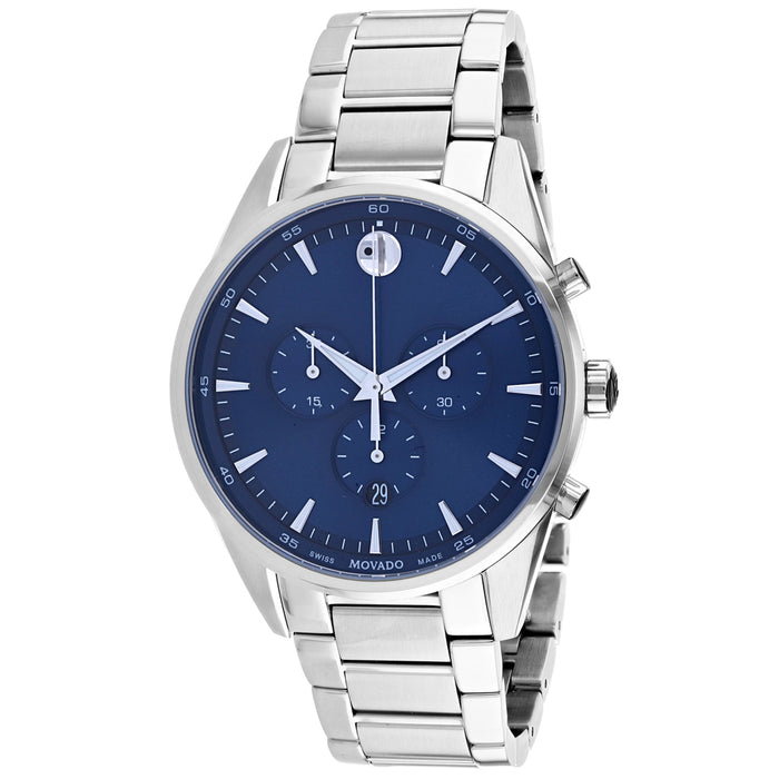 Movado Men's Stratus Blue Dial Watch - 607248