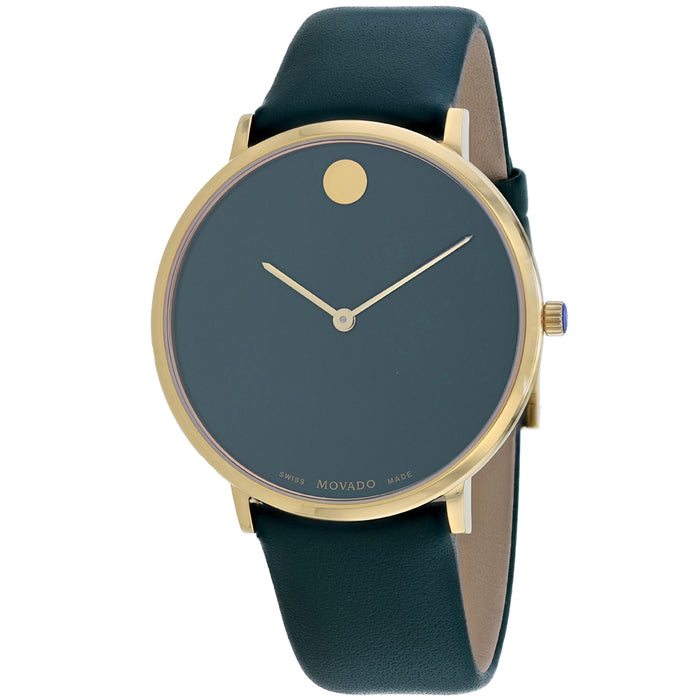 Movado Men's Green Dial Watch - 607260