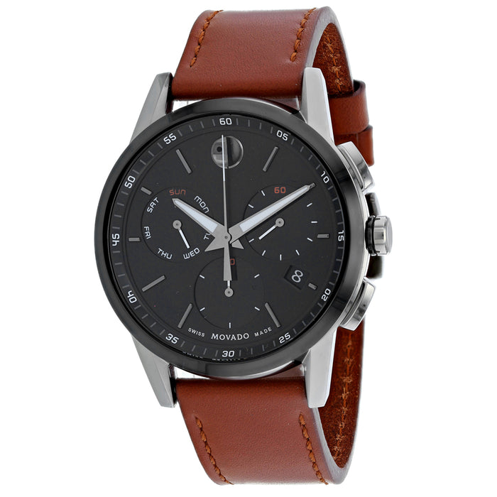 Movado Men's Museum Black Dial Watch - 607290