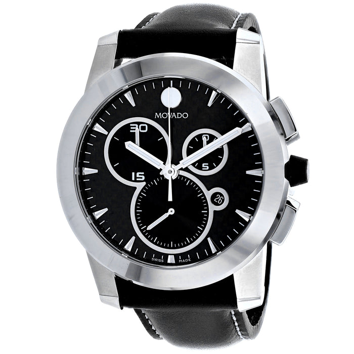 Movado Men's Vizio Black Dial Watch - 607379