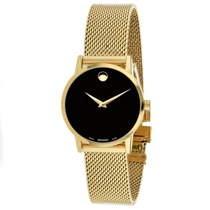 Movado Men's Museum Black Dial Watch - 607396