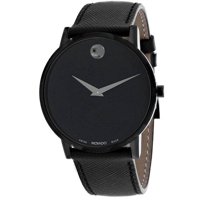 Movado Men's Classic Black Dial Watch - 607421