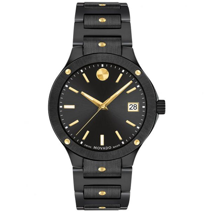 Movado Women's SE Black Dial Watch - 607741