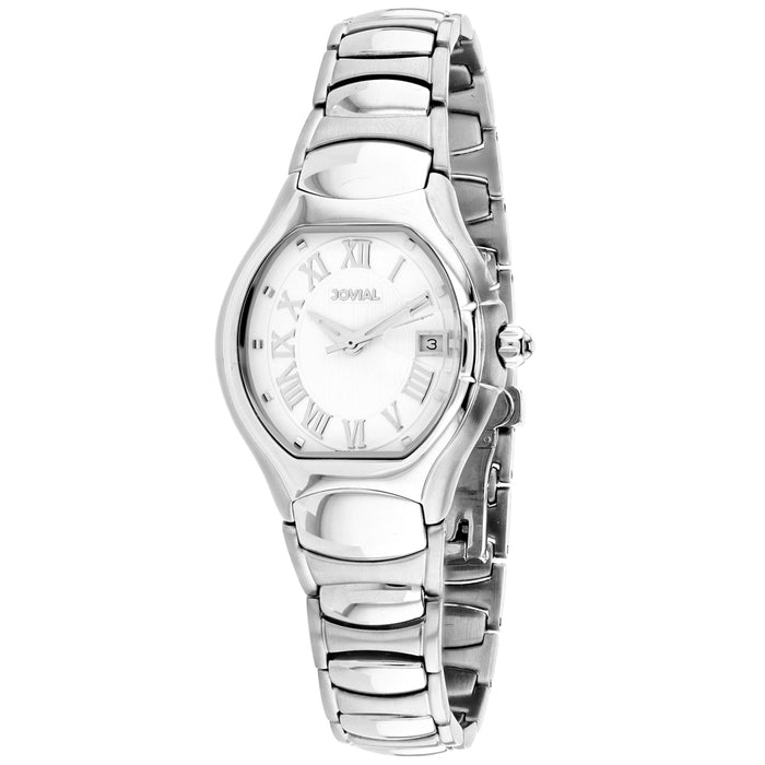 Jovial Women's Classic White Dial Watch - 08031-LSM-01