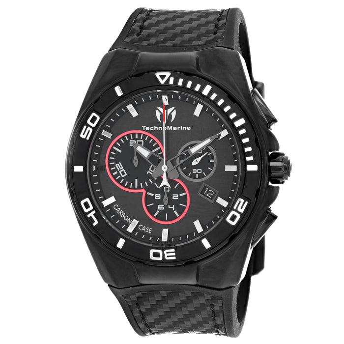 Technomarine Men's Steel Evo Black Dial Watch - 113001