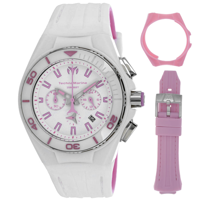 Technomarine Women's Cruise Vission II White Dial Watch - 113012