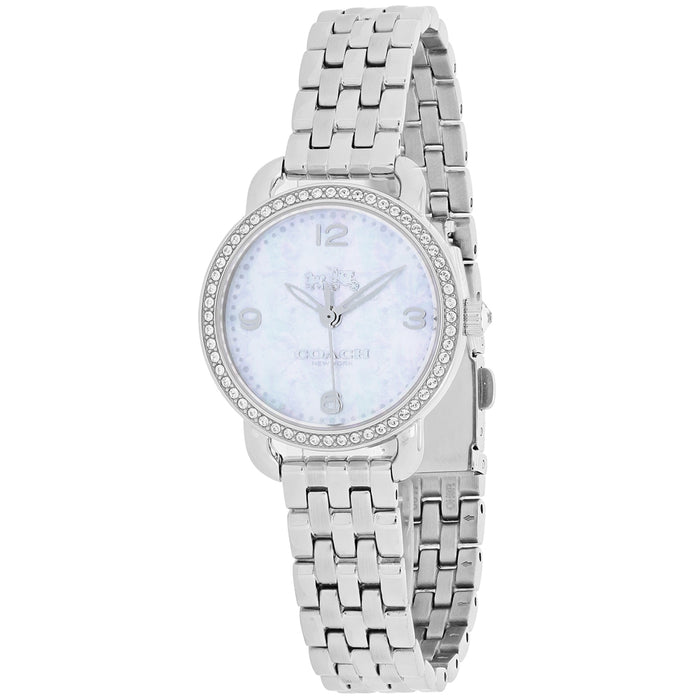 Coach Women's Delancey White MOP Dial Watch - 14502477