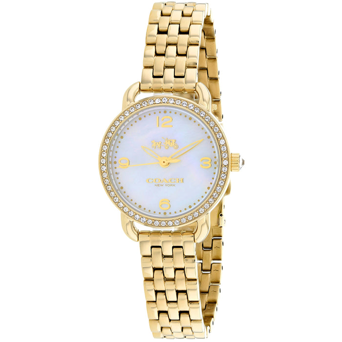 Coach Women's Delancey White MOP Dial Watch - 14502478