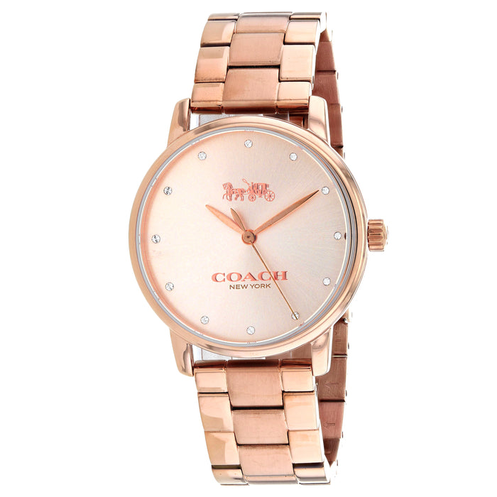 Coach Women's Grand Rose gold Dial Watch - 14502929